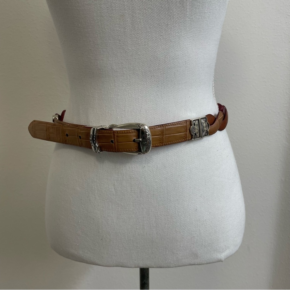Womens fashion Belt with Silver Buckle size‎ L35'' x W1''